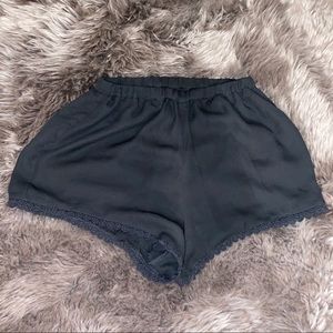 Black sheer shorts brandy Melville